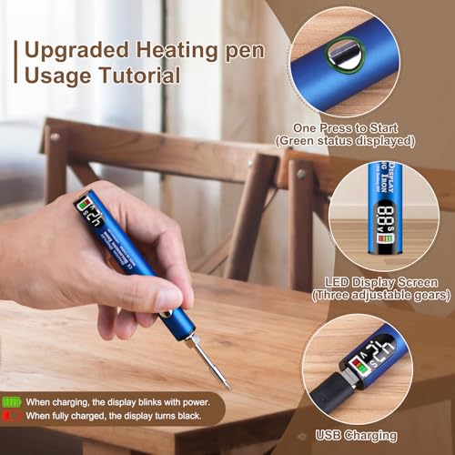 Laminate Wood Floor Repair Kit with Wax Melting Tool, Blue F5867