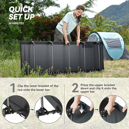 MARCHWAY Ultralight Folding Tent Camping Cot Bed, Portable for Outdoor Travel S705918