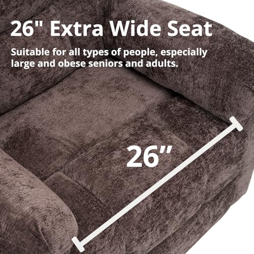 Oversized Power Lift Recliner Chair for Elderly with Massage and Heat T36815