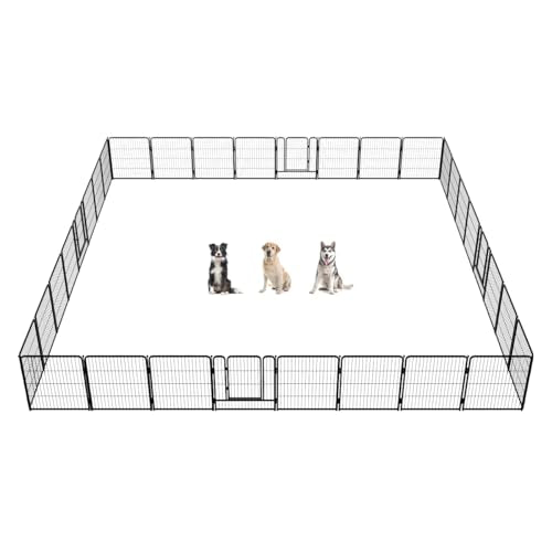 FXW Rollick Dog Playpen 32 Inch 16 Panels for Small and Medium Dogs E405995