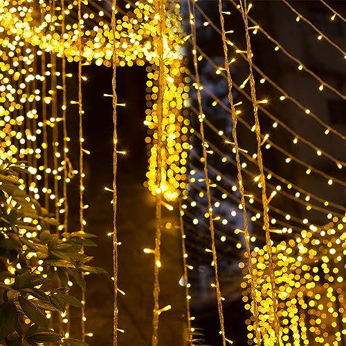 WATERGLIDE 300 LED Curtain Lights, Remote Control, Multicolor, Indoor Outdoor T948569