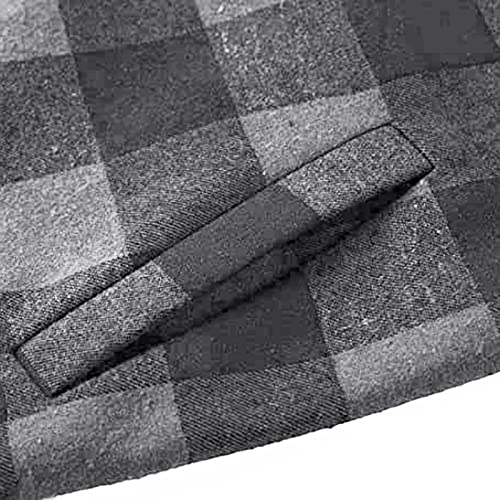 Men's Sherpa Lined Flannel Shirt Jacket R8891