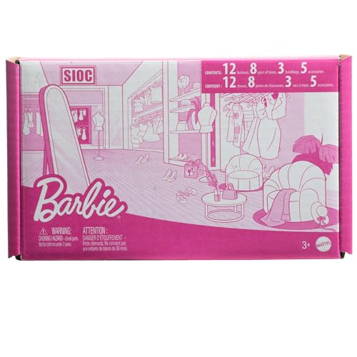 Barbie Doll & Playset, Fashionistas Ultimate Closet with Clothes & Accessories B7825