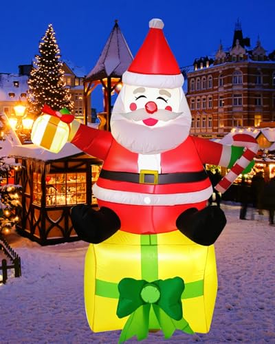 Christmas Inflatable Snowman with Penguin Yard Decoration with LED Lights K4000