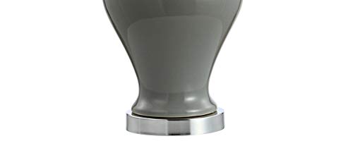 JONATHAN Y Set of 2 Qin 22" Ceramic Table Lamps, White U715506
