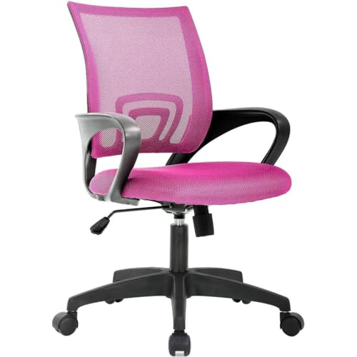 Home Office Chair Desk Computer Chair Adjustable Ergonomic Chair Gaming Chairs Lumbar Support Armrest Modern Executive with High Density Mesh 360 Degree Swivel Chair for Men Women Chair (Blue)