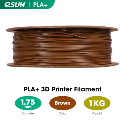 eSUN PLA+ Filament 1.75mm 3D Printer Filament, 1KG Spool, Fire Engine Red Q357