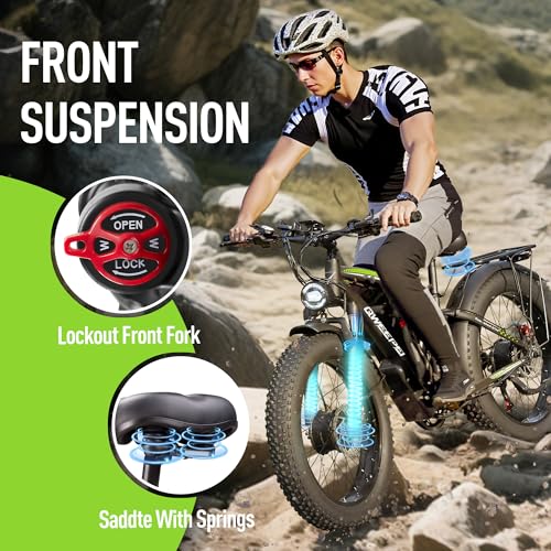 Dual Motor Electric Bike 3000W 23AH for Adults UL Certified L426