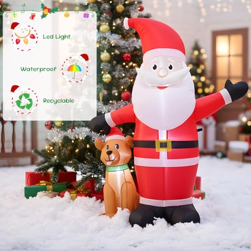 4 FT Christmas Snowman Inflatable with LED Lights Indoor Outdoor Decor E952