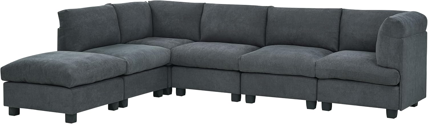 Modular Sectional Dark Gray V83616