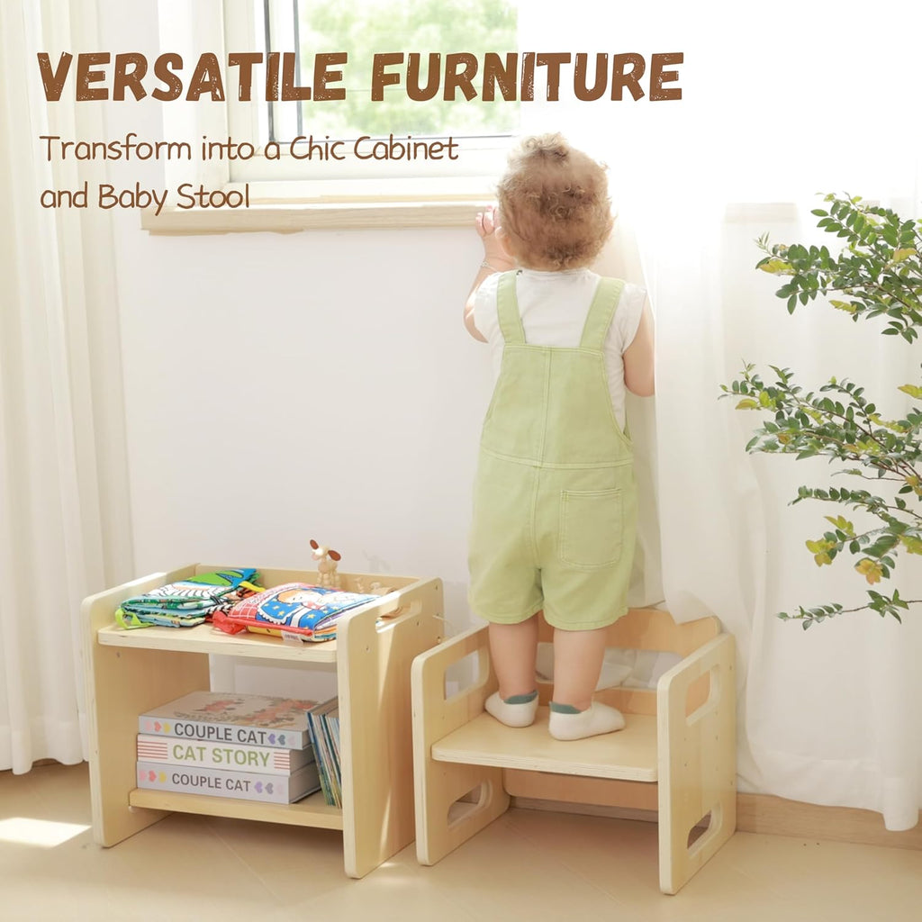 Montessori Weaning Table and Chair Set - Adjustable for Toddlers O487406