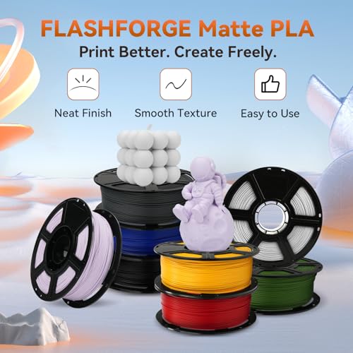 FLASHFORGE PLA Filament 1.75mm Burnt Titanium, Color Changeable 3D Printer Filament 1kg T433110