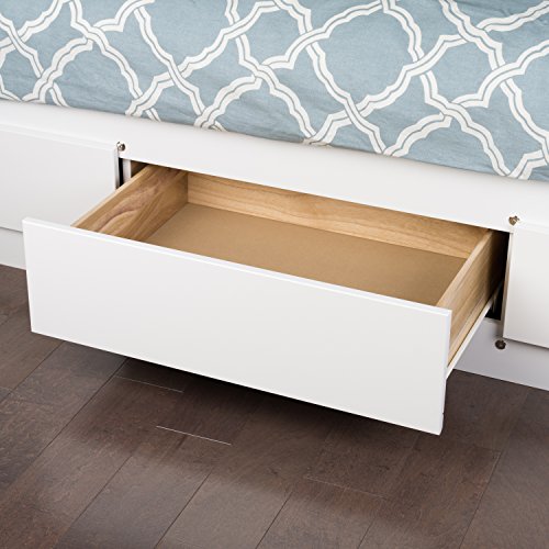 Prepac Mate's Full 6-Drawer Platform Storage Bed, White X374