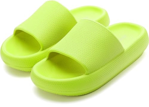 BRONAX Pillow Slippers for Women and Men, Cushioned Thick Sole B486351
