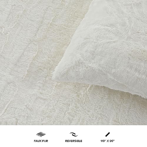 UGG Alondra Full-Queen 3-Piece Faux Fur Comforter Set with Two Pillow Shams I531