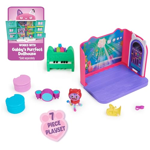 Gabby’s Dollhouse Purrfect Dollhouse with 15 Pieces, Kids Toys for Ages 3 and up Y434538