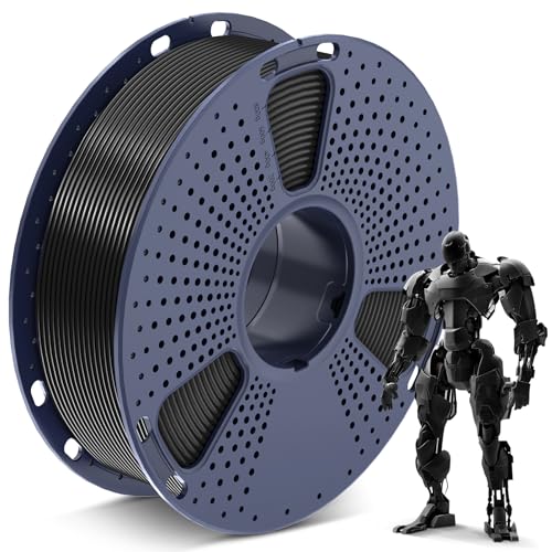 SUNLU 4kg PLA 3D Printer Filament Bundle, 1.75mm, 4 Black Spools V387