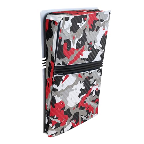 MightySkins Carbon Fiber Gaming Skin for PS5 Digital Edition Disc Drive - Black Camo S1804