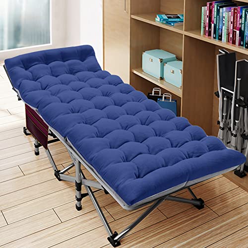 LILYPELLE Folding Camping Cot, Extra Wide Heavy Duty with Carry Bag Z15817
