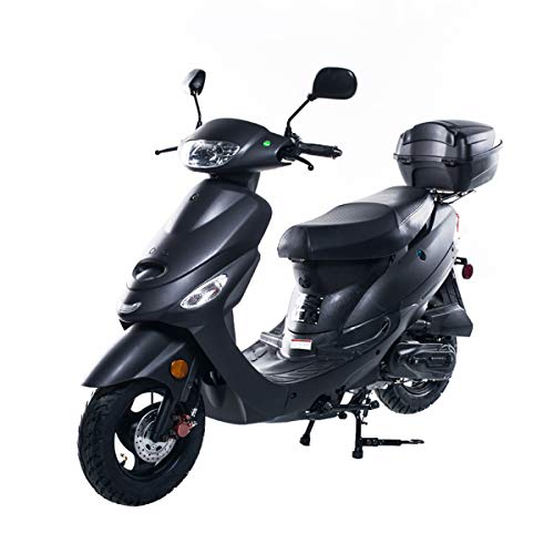 X-PRO 50cc Moped Scooter Gas Street Bike Burgundy D67525