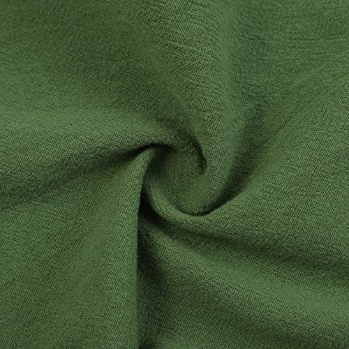 Women Linen Cotton Wide Leg Pants with Drawstring Waist Z12400