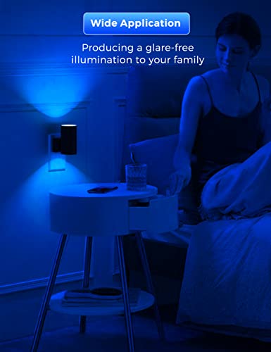 L LOHAS LED Night Light Plug In, Dusk to Dawn Sensor, Dimmable, 2 Pack I9791
