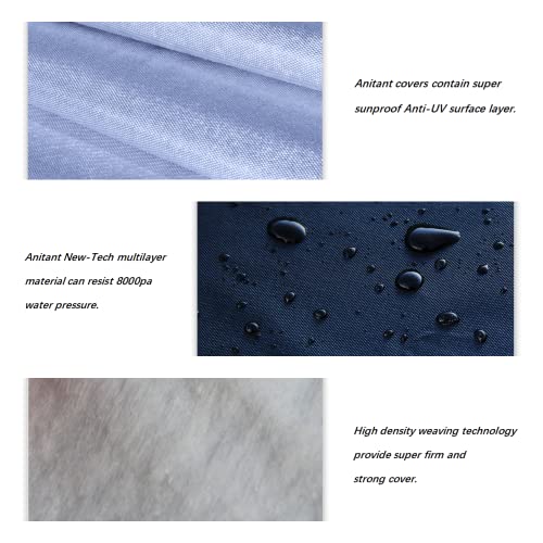 9 Layers Waterproof Car Snow Cover with Windshield Cover for All Weather V594