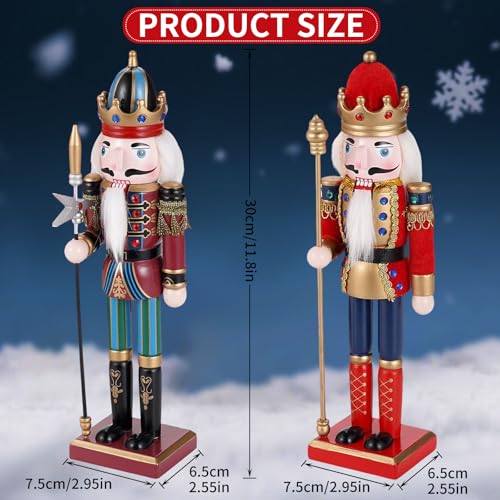 11.8 Inch Wooden Nutcracker Christmas Decor T403