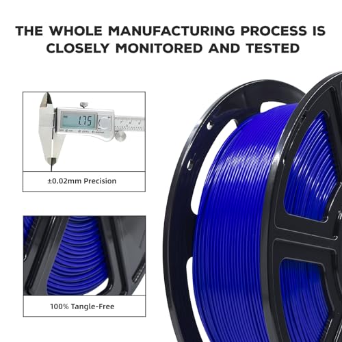 FLASHFORGE PLA Filament 1.75mm Burnt Titanium, Color Changeable 3D Printer Filament 1kg T433110