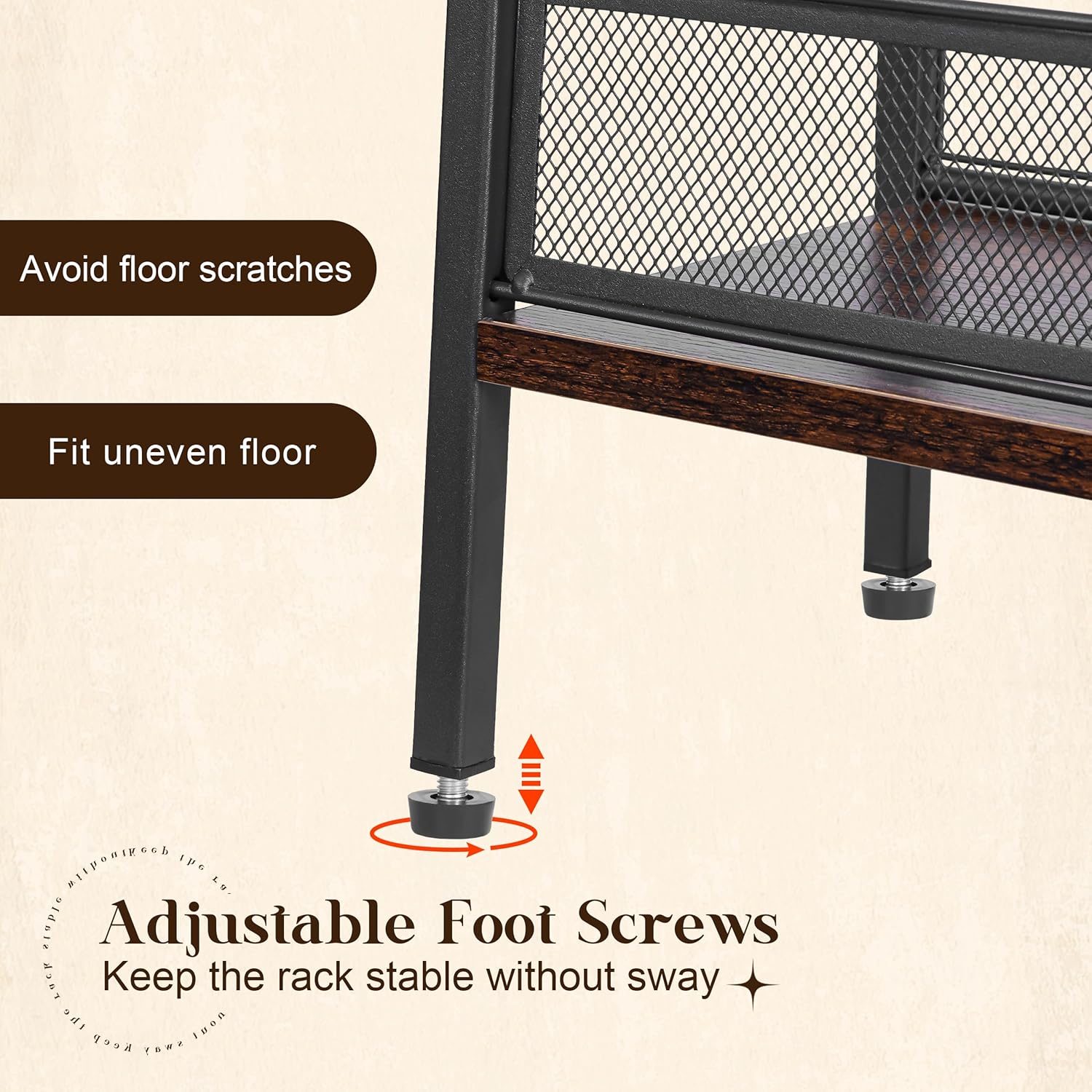 Vinyl Record Storage Holder 3 Tier Large Capacity LP Rack Solid Metal Frame Z559634