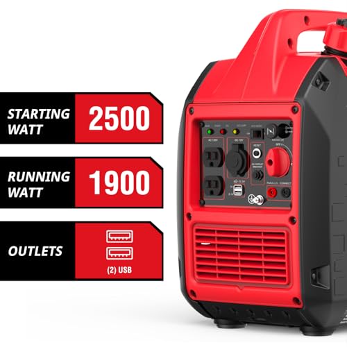 PowerSmart 2500-Watt Portable Inverter Generator for Camping U773