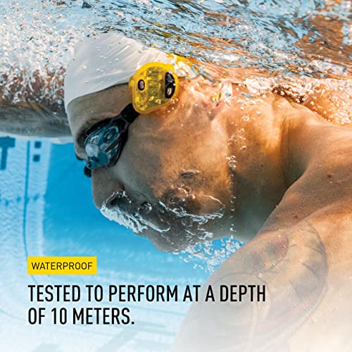 FINIS Tempo Trainer Pro Audible Metronome, Yellow/Black, Small O9561