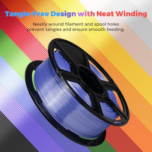 FLASHFORGE Silk PLA Filament 1.75mm, 1kg Spool V8381