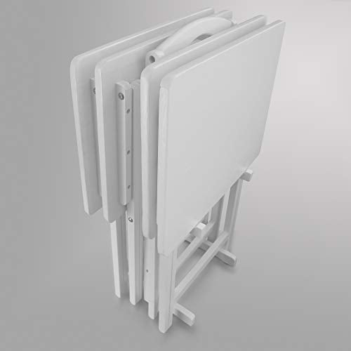 Casual Home 5 Piece Tray Table Set, Espresso U4669