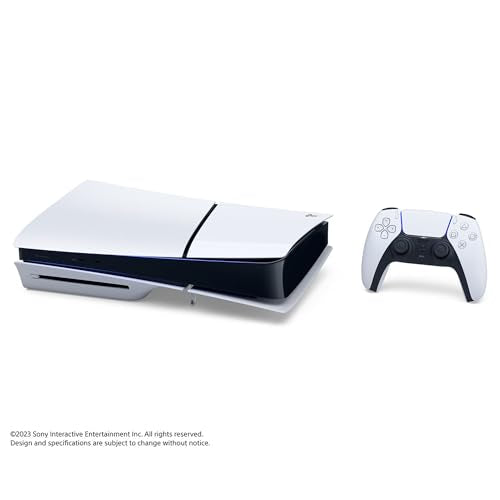 PlayStation 5 Slim 2TB Disc Edition Console with Controller and Charger - White M2453