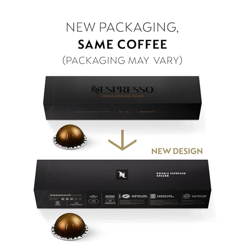 Nespresso Vertuo Double Espresso Dolce, 30-Count Espresso Pods Y28398