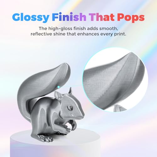FLASHFORGE Silk PLA Filament 1.75mm, 1kg Spool V8381