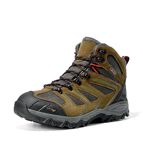 NORTIV 8 Men's Waterproof Ankle High Hiking Boots D984