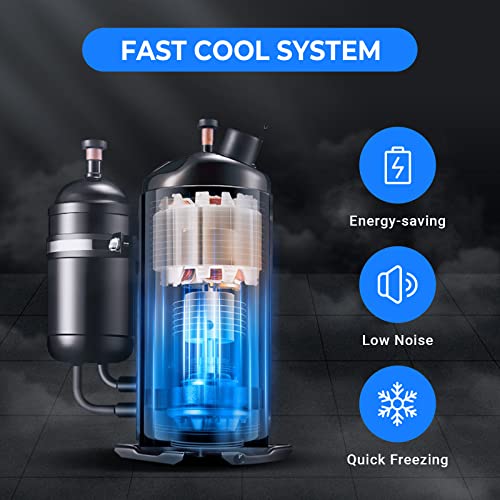 Commercial Ice Cream Maker 1800W 3 Flavors Soft Serve Machine 25L/H R21945