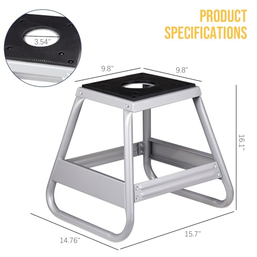 Universal Steel Motorcycle Lift Stand Dirt Bike Hoist 1000LB R62203