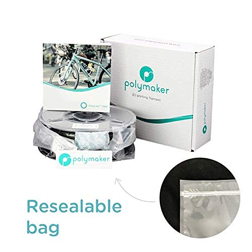 Polymaker PolyLite ABS Filament 1.75mm Black, 1kg F638424