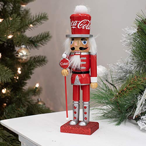 Coca-Cola Kurt S. Adler 10-Inch Wooden Nutcracker Multicolor V43168