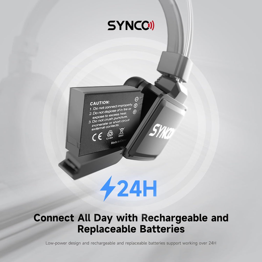 SYNCO XTalk X5 2.4GHz Wireless Headset Intercom System (5PCS) M3921