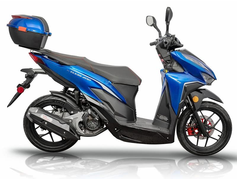 HHH Clash 200 EFI Adult Scooter Vitacci Gas Street Scooter 168cc Motorcycle (BLUE) X8336