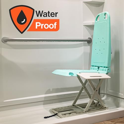 SuperHandy GoRise LT Portable Floor & Bath Lift for Seniors, 330 lbs Capacity X493