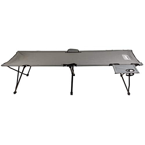 Coleman Pack-Away Camping Cot with Removable Side Table, Carry Bag Included J869