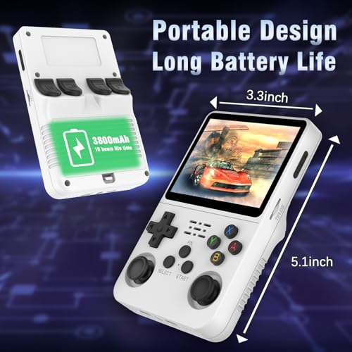 VGBUS R36S Handheld Game Console, 3.5-Inch IPS Screen, 20000+ Games U20160