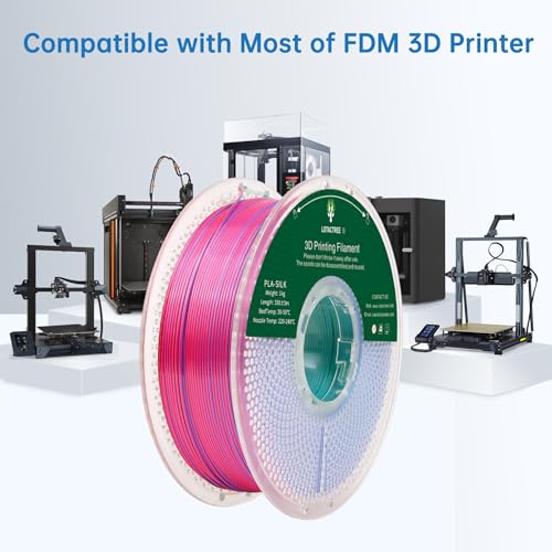 Silk PLA Filament 1.75mm Triple Colors 1kg Spool H522734