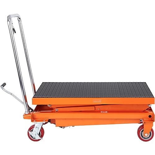 VEVOR Electric Lift Table 330 lbs Capacity, Height Adjustable, Black Y3219