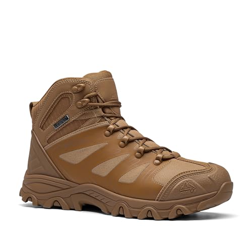 NORTIV 8 Men's Waterproof Ankle High Hiking Boots D984